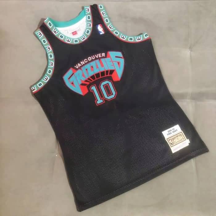 Memphis Grizzlies 1998/99 Black #10 BIBBY Classics Basketball Jersey (Closely Stitched) Memphis Grizzlies 1998/99 Black #10 BIBBY Classics Basketball Jersey (Closely Stitched)