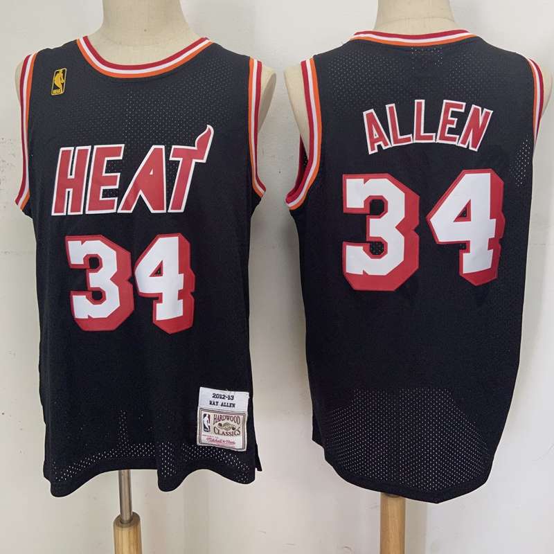 Miami Heat 2012/13 Black #34 ALLEN Classics Basketball Jersey (Stitched) Miami Heat 2012/13 Black #34 ALLEN Classics Basketball Jersey (Stitched)