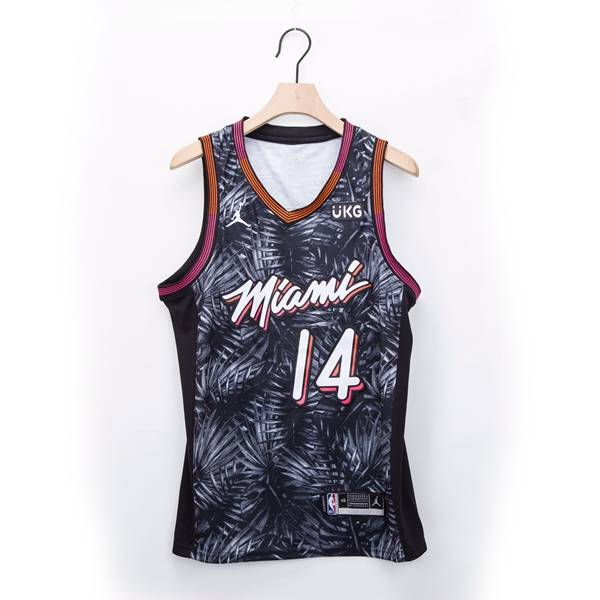Miami Heat 20/21 Black #14 HERRO AJ Basketball Jersey (Stitched) Miami Heat 20/21 Black #14 HERRO AJ Basketball Jersey (Stitched)
