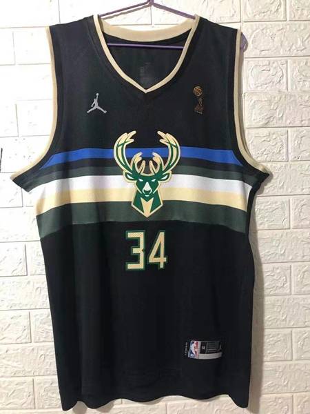 20/21 Milwaukee Bucks Black #34 ANTETOKOUNMPO AJ City Basketball Jersey (Stitched) 20/21 Milwaukee Bucks Black #34 ANTETOKOUNMPO AJ City Basketball Jersey (Stitched)