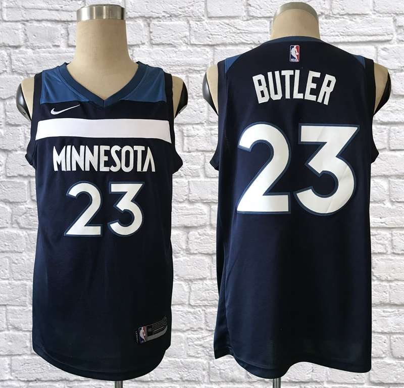 Minnesota Timberwolves Dark Blue #23 BUTLER Basketball Jersey (Stitched) Minnesota Timberwolves Dark Blue #23 BUTLER Basketball Jersey (Stitched)