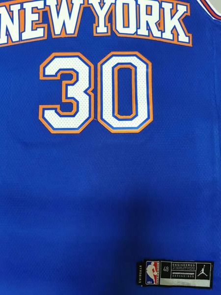 New York Knicks Blue #30 RANDLE AJ Basketball Jersey (Stitched)