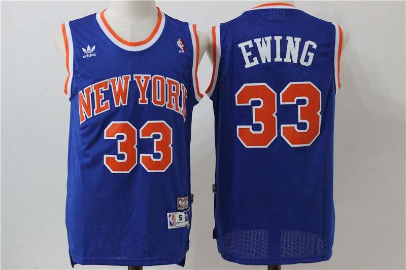 New York Knicks Blue #33 EWING Classics Basketball Jersey (Stitched) New York Knicks Blue #33 EWING Classics Basketball Jersey (Stitched)
