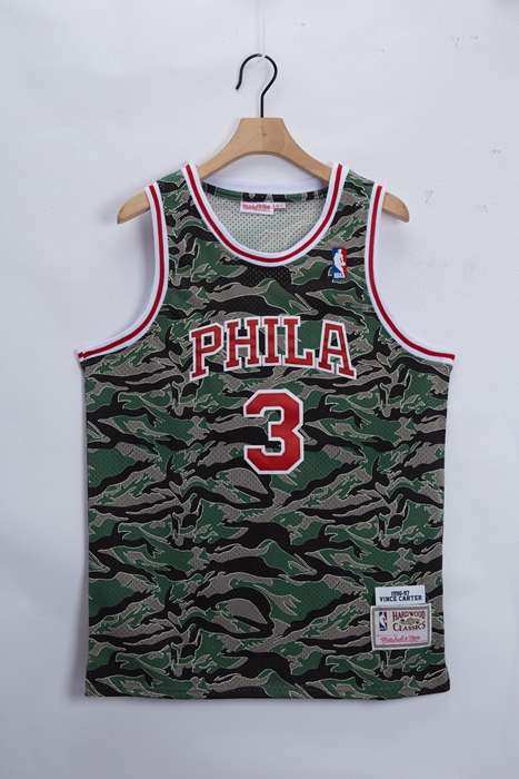 Philadelphia 76ers 1996/97 Camouflage #3 IVERSON Classics Basketball Jersey (Stitched) Philadelphia 76ers 1996/97 Camouflage #3 IVERSON Classics Basketball Jersey (Stitched)