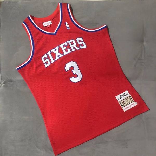 2002/03 Philadelphia 76ers Red #3 IVERSON Classics Basketball Jersey (Closely Stitched) 2002/03 Philadelphia 76ers Red #3 IVERSON Classics Basketball Jersey (Closely Stitched)