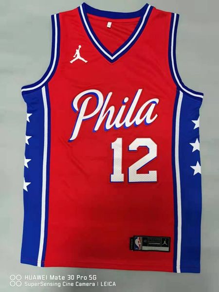 20/21 Philadelphia 76ers Red #12 HARRLS AJ Basketball Jersey (Stitched) 20/21 Philadelphia 76ers Red #12 HARRLS AJ Basketball Jersey (Stitched)