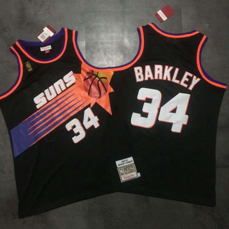 Phoenix Suns 1992/93 Black #34 BARKLEY Classics Basketball Jersey (Closely Stitched) Phoenix Suns 1992/93 Black #34 BARKLEY Classics Basketball Jersey (Closely Stitched)