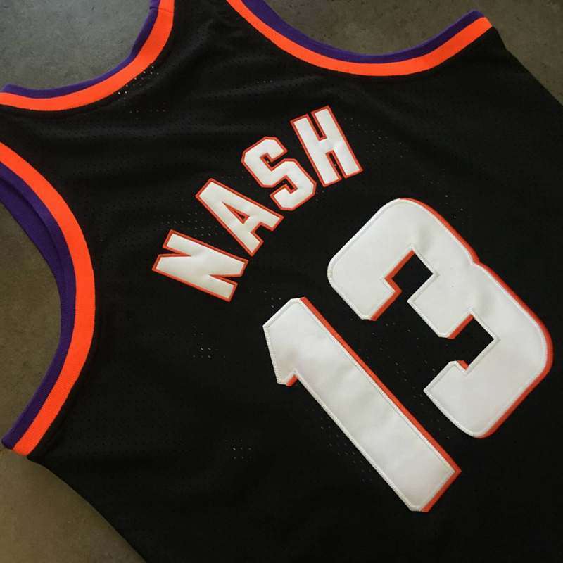 Phoenix Suns 1996/97 Black #13 NASH Classics Basketball Jersey (Closely Stitched)