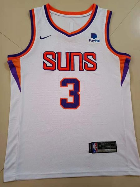 20/21 Phoenix Suns White #3 PAUL Basketball Jersey (Stitched 20/21 Phoenix Suns White #3 PAUL Basketball Jersey (Stitched