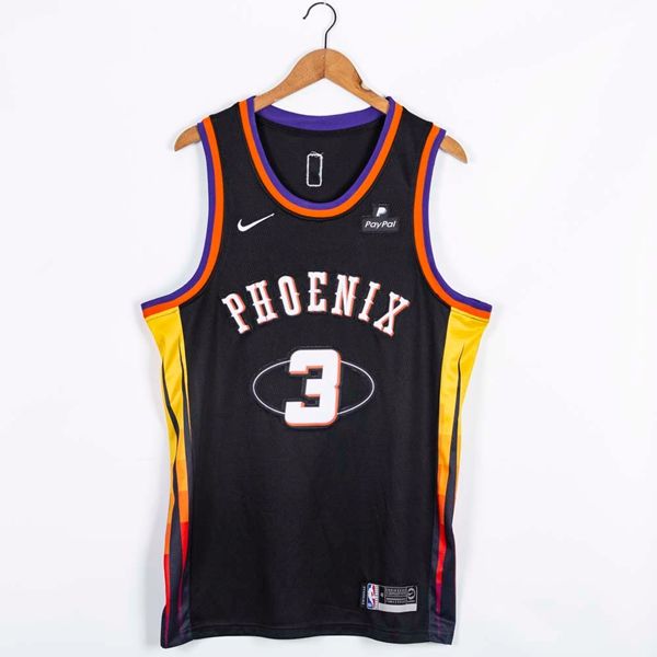 21/22 Phoenix Suns Black #3 PAUL Basketball Jersey (Stitched) 21/22 Phoenix Suns Black #3 PAUL Basketball Jersey (Stitched)