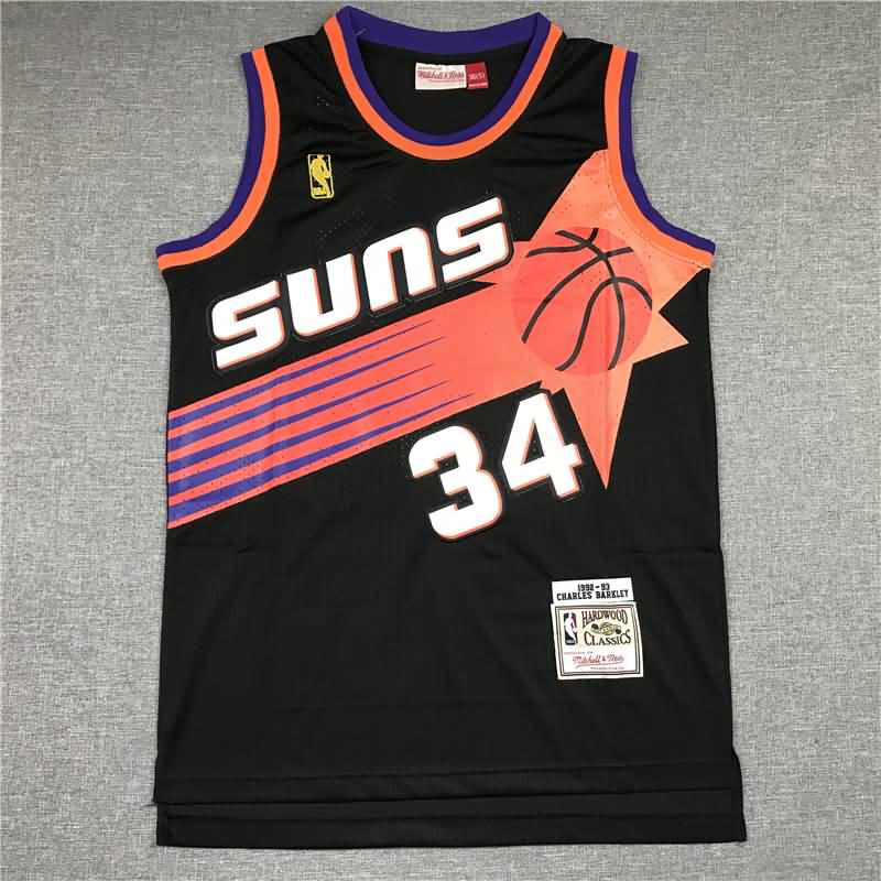 Phoenix Suns 1992/93 Black #34 BARKLEY Classics Basketball Jersey (Stitched) Phoenix Suns 1992/93 Black #34 BARKLEY Classics Basketball Jersey (Stitched)