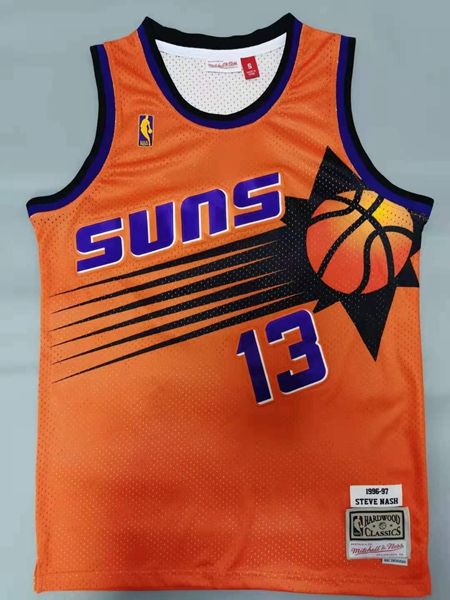 1996/97 Phoenix Suns Orange #13 NASH Classics Basketball Jersey (Stitched) 1996/97 Phoenix Suns Orange #13 NASH Classics Basketball Jersey (Stitched)