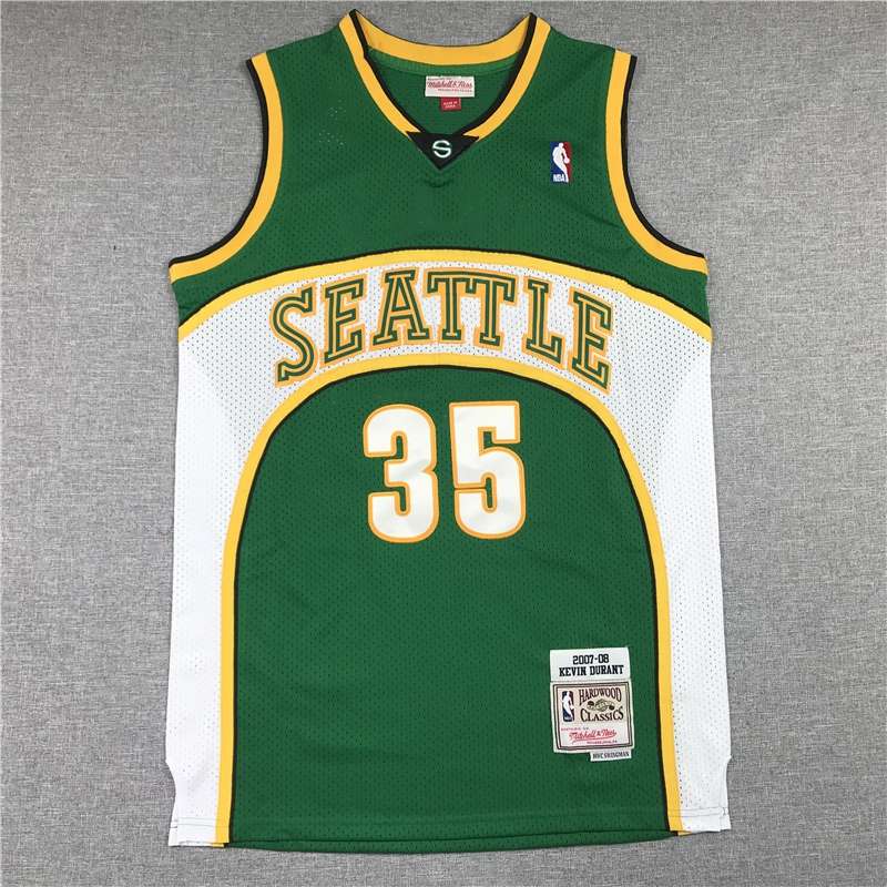 Seattle Sounders 2007/08 Green #35 DURANT Classics Basketball Jersey (Stitched) Seattle Sounders 2007/08 Green #35 DURANT Classics Basketball Jersey (Stitched)