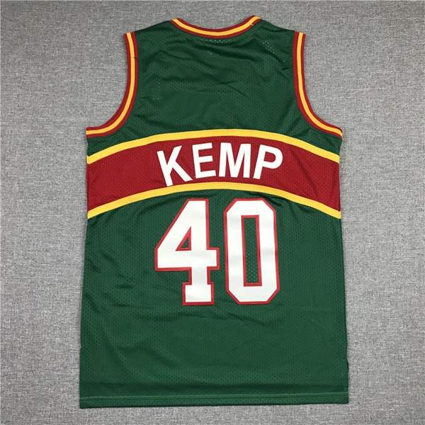 Seattle Sounders 1994/95 Green #40 KEMP Classics Basketball Jersey (Stitched)