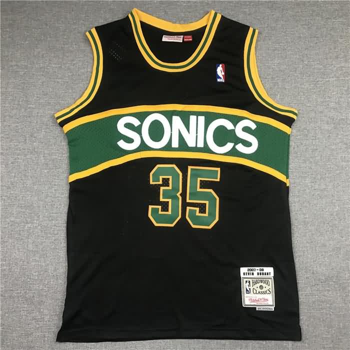 Seattle Sounders 2007/08 Black #35 DURANT Classics Basketball Jersey (Stitched) Seattle Sounders 2007/08 Black #35 DURANT Classics Basketball Jersey (Stitched)