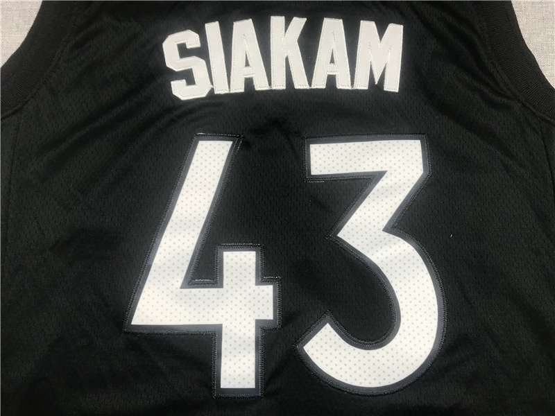 Toronto Raptors 20/21 Purple Black #43 SIAKAM Basketball Jersey (Stitched)