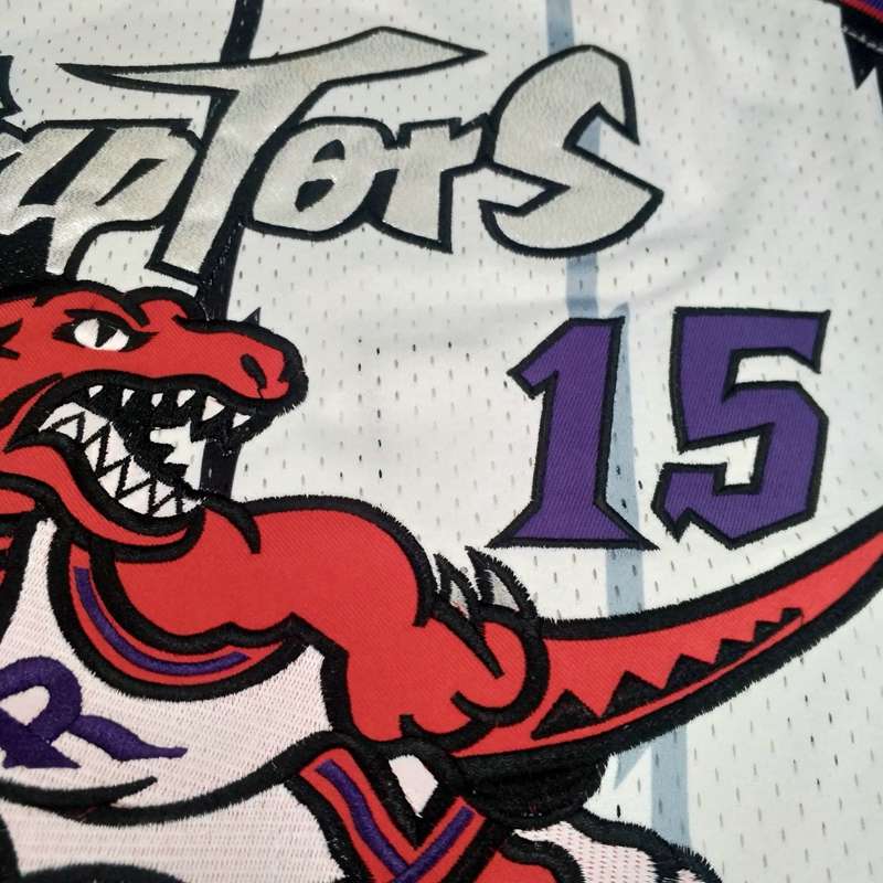 Toronto Raptors 1998/99 White #15 CARTER Classics Basketball Jersey (Closely Stitched)