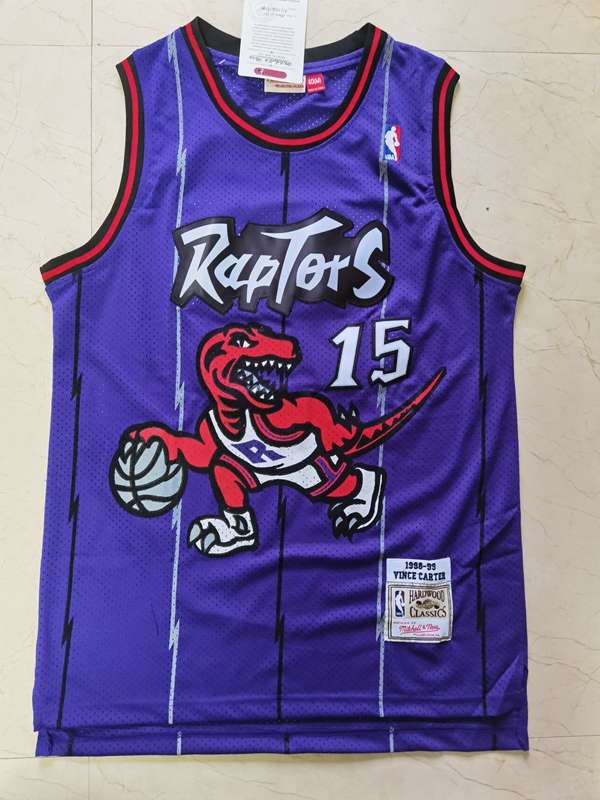 Toronto Raptors 1998/99 Purple #15 CARTER Classics Basketball Jersey (Stitched) Toronto Raptors 1998/99 Purple #15 CARTER Classics Basketball Jersey (Stitched)