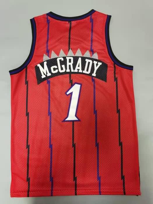 Toronto Raptors 1998/99 Red #1 MCGRADY Classics Basketball Jersey (Stitched)