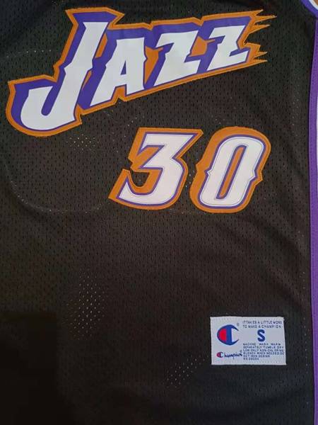 Utah Jazz 1991/92 Black #30 ARROYO Classics Basketball Jersey (Stitched)