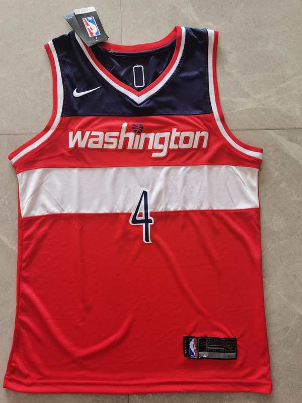 Washington Wizards 20/21 Red #4 WESTBROOK Basketball Jersey 02 (Stitched) Washington Wizards 20/21 Red #4 WESTBROOK Basketball Jersey 02 (Stitched)