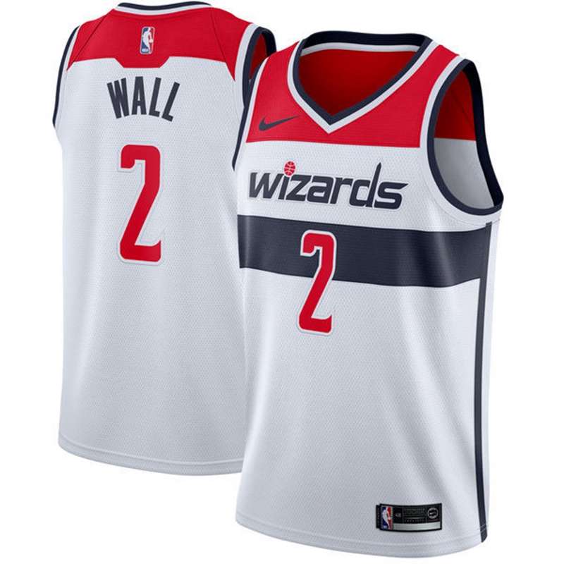 Washington Wizards 20/21 White #2 WALL Basketball Jersey (Stitched) Washington Wizards 20/21 White #2 WALL Basketball Jersey (Stitched)
