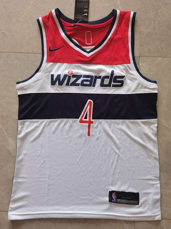 Washington Wizards 20/21 White #4 WESTBROOK Basketball Jersey (Stitched) Washington Wizards 20/21 White #4 WESTBROOK Basketball Jersey (Stitched)
