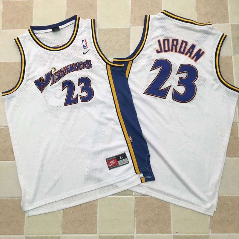 Washington Wizards White #23 JORDAN Classics Basketball Jersey (Closely Stitched) Washington Wizards White #23 JORDAN Classics Basketball Jersey (Closely Stitched)