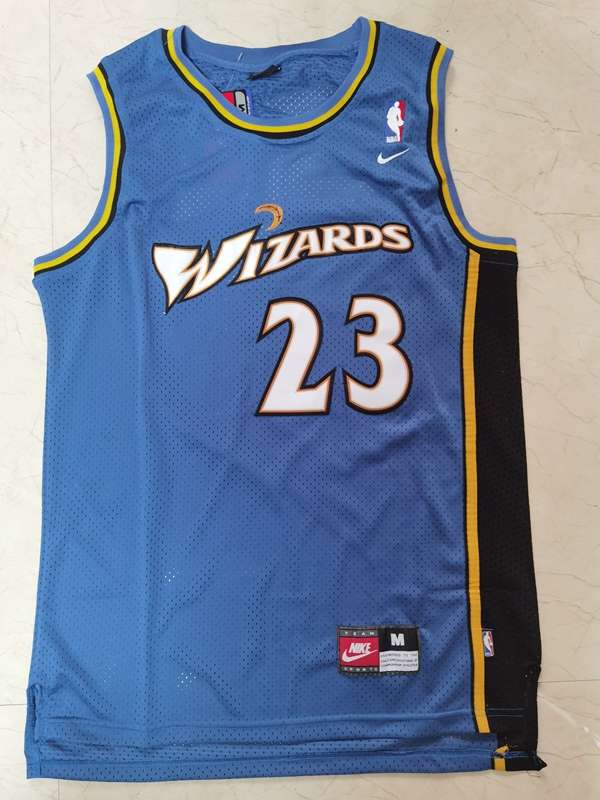 Washington Wizards Blue #23 JORDAN Classics Basketball Jersey (Stitched) Washington Wizards Blue #23 JORDAN Classics Basketball Jersey (Stitched)