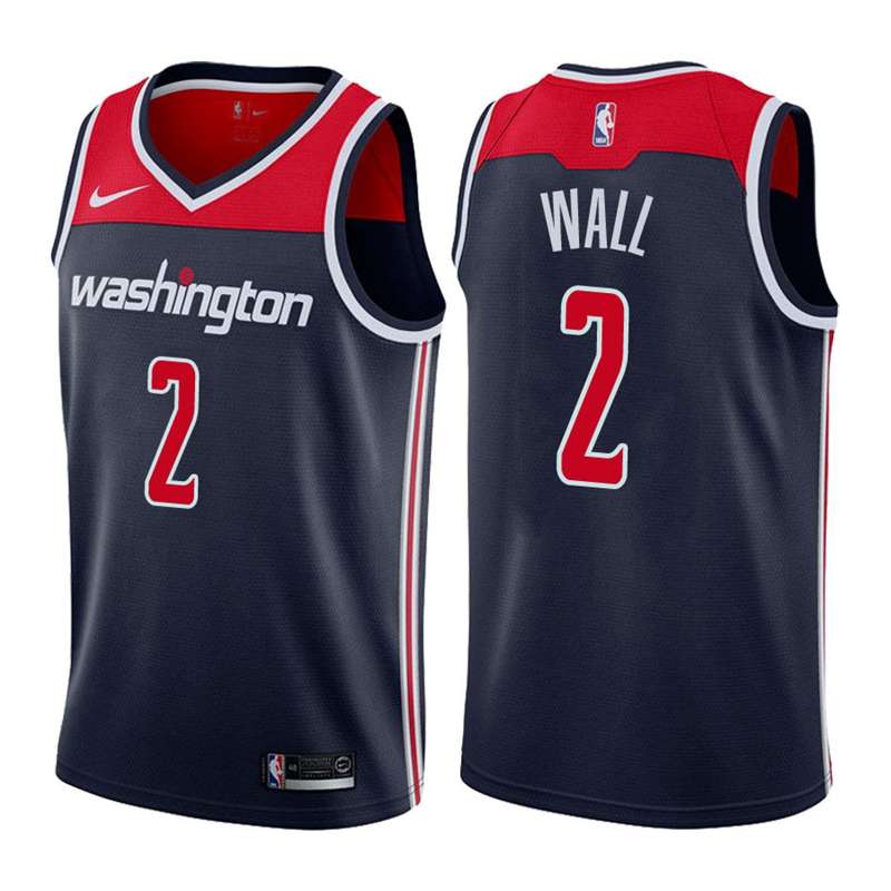 Washington Wizards Dark Blue #2 WALL Basketball Jersey (Stitched) Washington Wizards Dark Blue #2 WALL Basketball Jersey (Stitched)