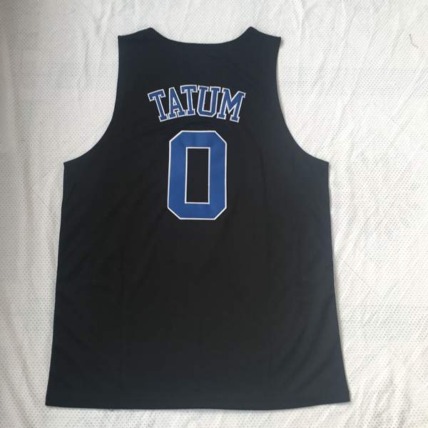 Duke Blue Devils Black #0 DUKE NCAA Basketball Jersey 02