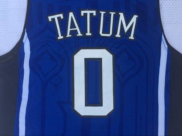 Duke Blue Devils Blue #0 TATUM NCAA Basketball Jersey