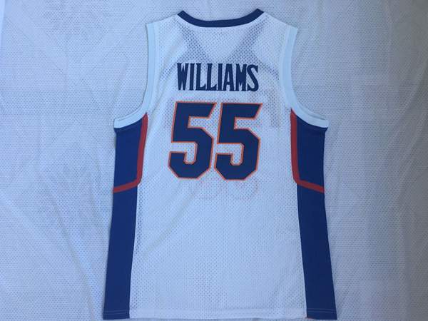 Florida Gators White #55 FLORIDA NCAA Basketball Jersey