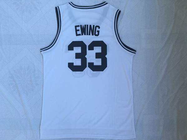 Georgetown Hoyas White #33 EWING NCAA Basketball Jersey
