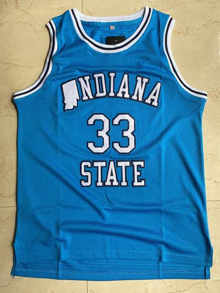 Indiana State Sycamores Blue #33 NDIANA NCAA Basketball Jersey Indiana State Sycamores Blue #33 NDIANA NCAA Basketball Jersey