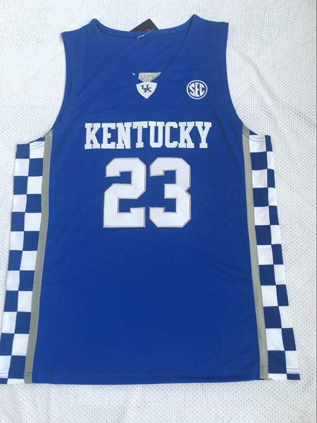 Kentucky Wildcats Blue #23 DAVIS NCAA Basketball Jersey Kentucky Wildcats Blue #23 DAVIS NCAA Basketball Jersey