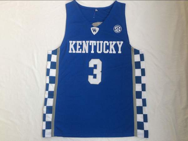 Kentucky Wildcats Blue #3 ADEBAYO NCAA Basketball Jersey Kentucky Wildcats Blue #3 ADEBAYO NCAA Basketball Jersey