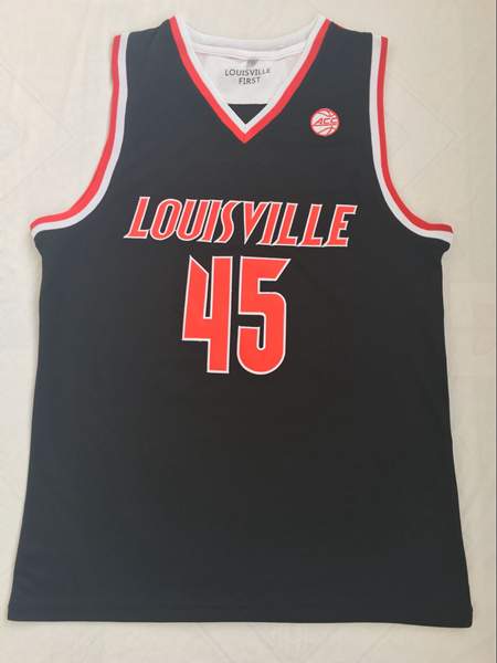 Louisville Cardinals Black #45 MITCHELL NCAA Basketball Jersey Louisville Cardinals Black #45 MITCHELL NCAA Basketball Jersey