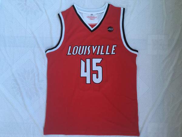 Louisville Cardinals Red #45 MITCHELL NCAA Basketball Jersey Louisville Cardinals Red #45 MITCHELL NCAA Basketball Jersey