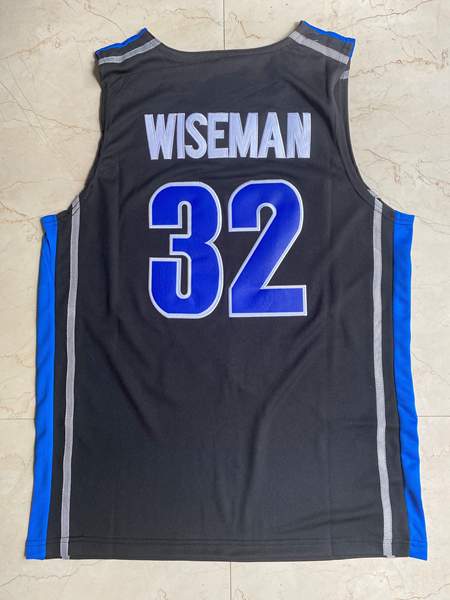 Memphis Tigers Black #32 WISEMAN NCAA Basketball Jersey