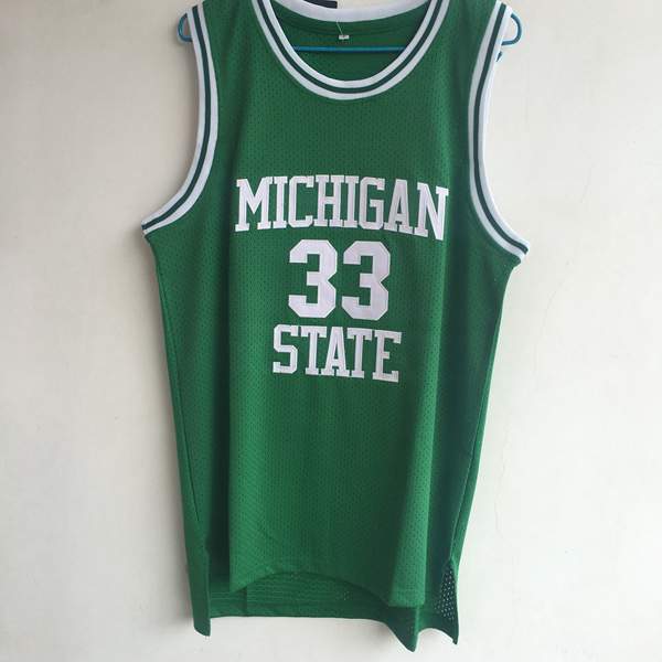 Michigan State Spartans Green #33 JOHNSON NCAA Basketball Jersey 02 Michigan State Spartans Green #33 JOHNSON NCAA Basketball Jersey 02