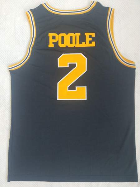 Michigan Wolverines Dark Blue #2 POOLE NCAA Basketball Jersey