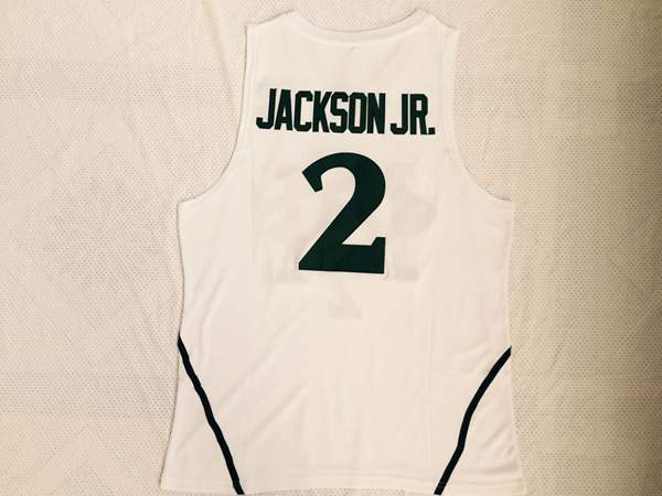 Michigan Wolverines White #2 JACKSON JR. NCAA Basketball Jersey