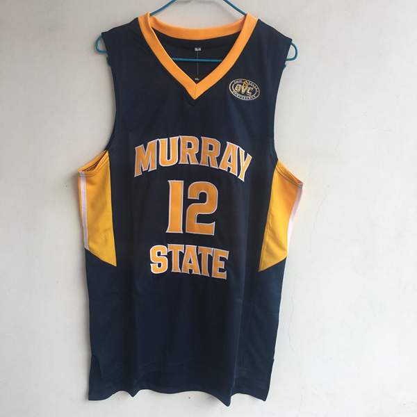 Murray State Racers Dark Blue #12 MORANT NCAA Basketball Jersey Murray State Racers Dark Blue #12 MORANT NCAA Basketball Jersey