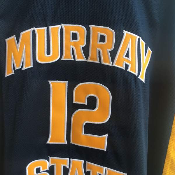 Murray State Racers Dark Blue #12 MORANT NCAA Basketball Jersey
