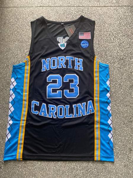 North Carolina Tar Heels Black #23 JORDAN NCAA Basketball Jersey North Carolina Tar Heels Black #23 JORDAN NCAA Basketball Jersey