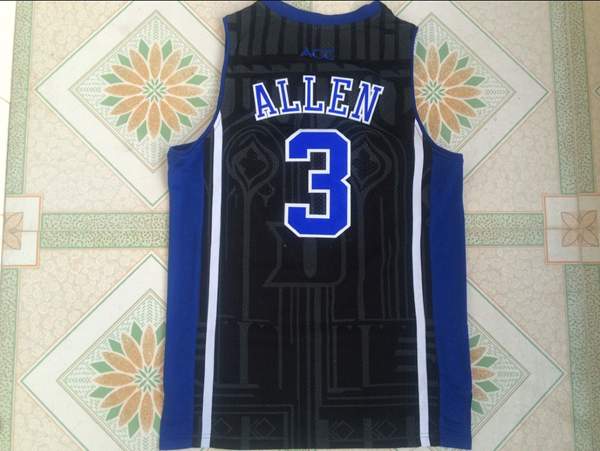 North Carolina Tar Heels Black #3 ALLEN NCAA Basketball Jersey