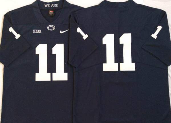 Penn State Nittany Lions Dark Blue #11 NCAA Football Jersey Penn State Nittany Lions Dark Blue #11 NCAA Football Jersey