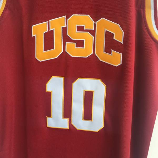 USC Trojans Red #10 DeROZAN NCAA Basketball Jersey
