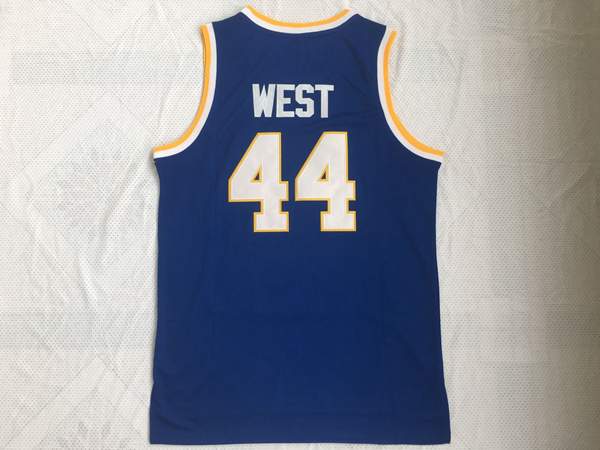 Virginia Cavaliers Blue #44 WEST NCAA Basketball Jersey